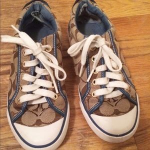 Authentic Coach sneakers.